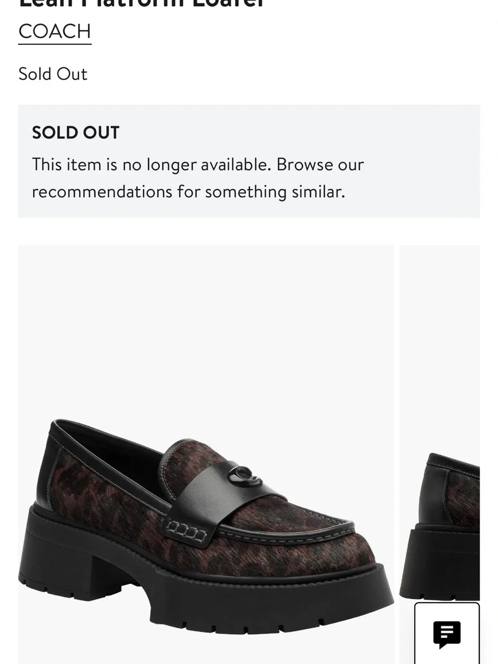 NWT Coach Woman Black Brown Leopard-Print Leather Loafers.